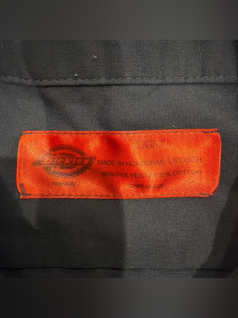 Dickies Navy Short-Sleeve Embroidered Work Shirt - Picture 3 of 6